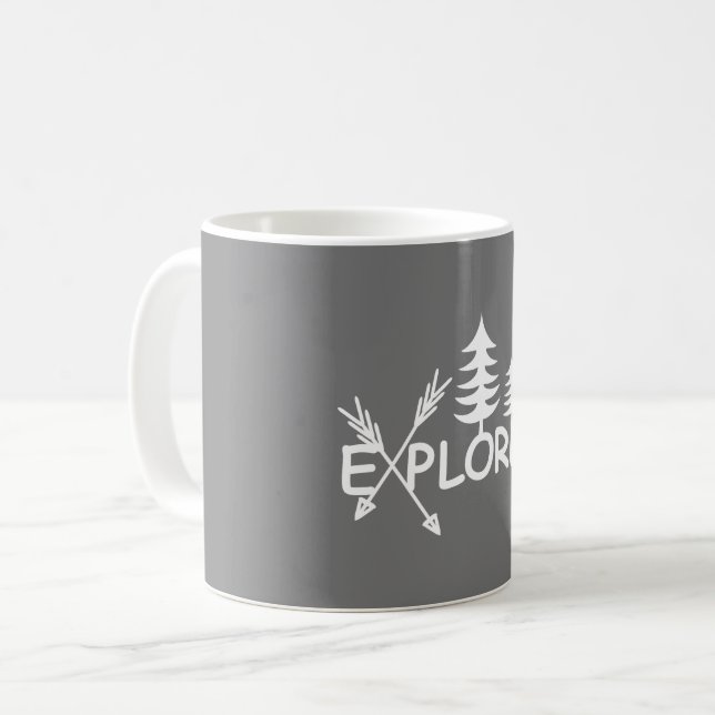 Explorer-Design - Klassische Tasse (Vorderseite Links)