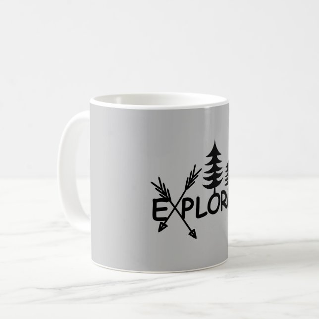 Explorer-Design - Klassische Tasse (Vorderseite Links)