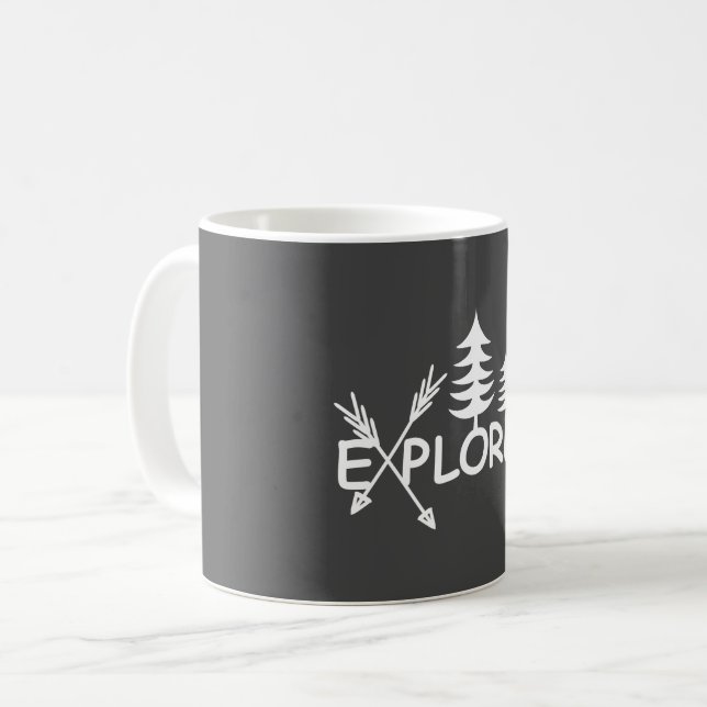 Explorer-Design - Klassische Tasse (Vorderseite Links)