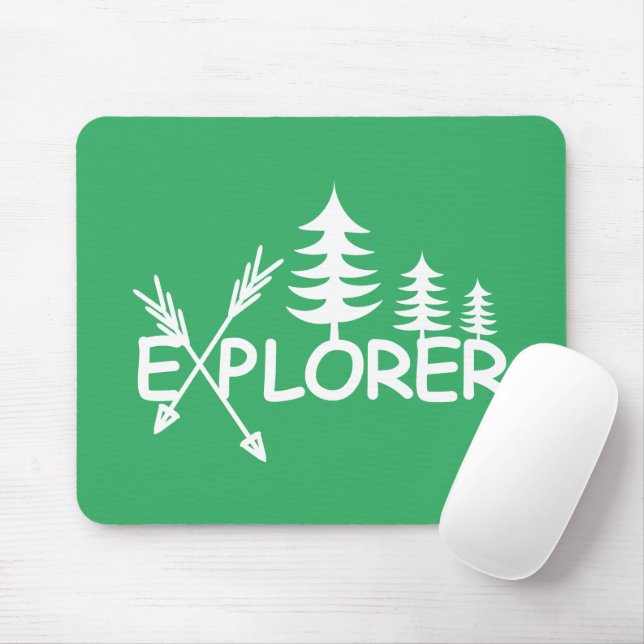 Explorer-Design: Maus-Pad Mousepad (Mit Mouse)