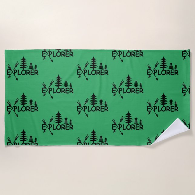 Explorer-Design - Strandtuch (Vorderseite)