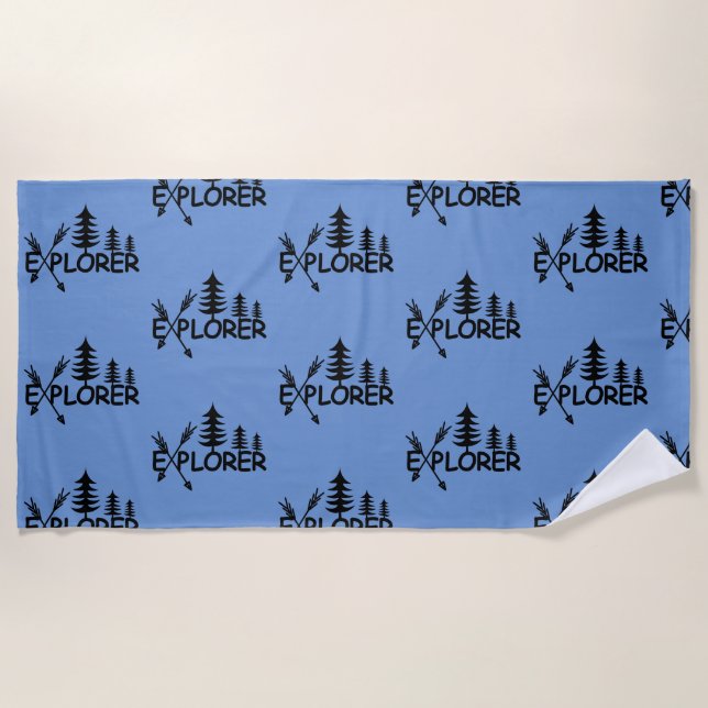 Explorer-Design - Strandtuch (Vorderseite)