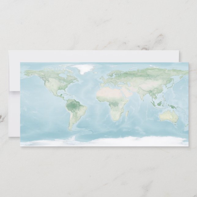 Explorer-Karte der Erdoberfläche Karte (Vorderseite)