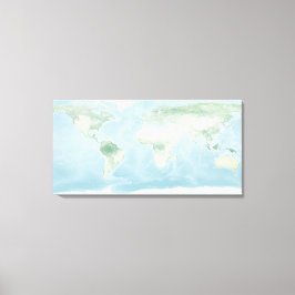 Explorer-Karte der Erdoberfläche Leinwanddruck