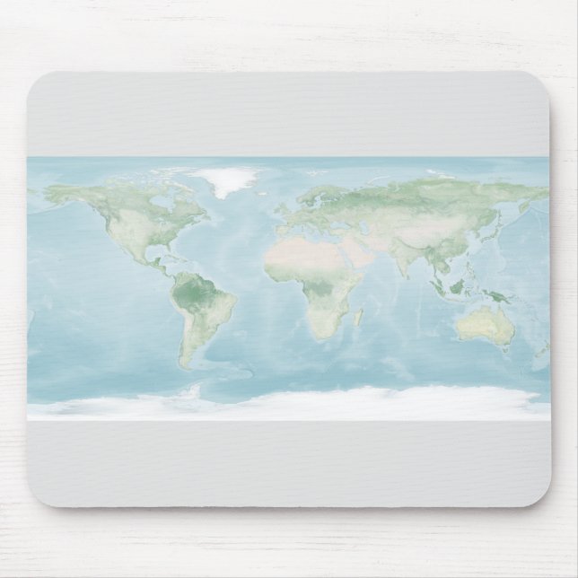 Explorer-Karte der Erdoberfläche Mousepad (Vorne)
