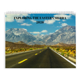 Exploring the Eastern Sierra 2026 Calendar Kalender