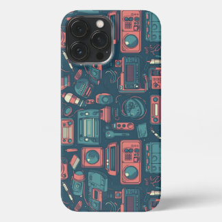 Explosion aus der Vergangenheit: Technik der 80er  iPhone 13 Pro Max Hülle