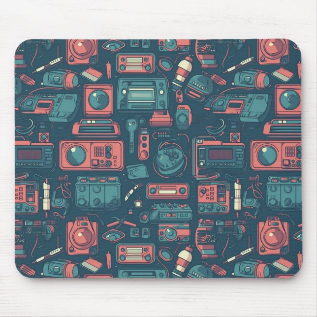 Explosion aus der Vergangenheit: Technik der 80er  Mousepad (Vorne)