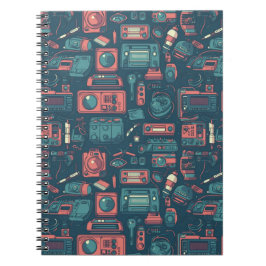 Explosion aus der Vergangenheit: Technik der 80er Notizblock