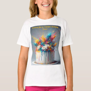 Explosion der Freude - Glücklicher Geburtstagskuch T-Shirt