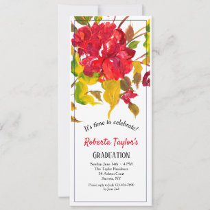 Explosion der roten Einladung