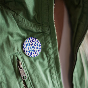 Explosion der Valentinstag - blau Button