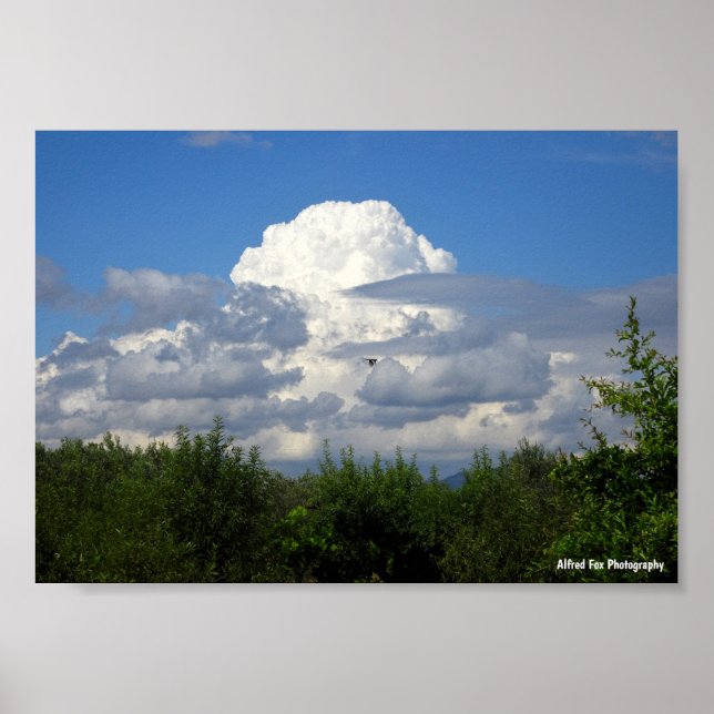 Explosion der Wolken Poster (Vorne)