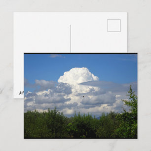 Explosion der Wolken Postkarte