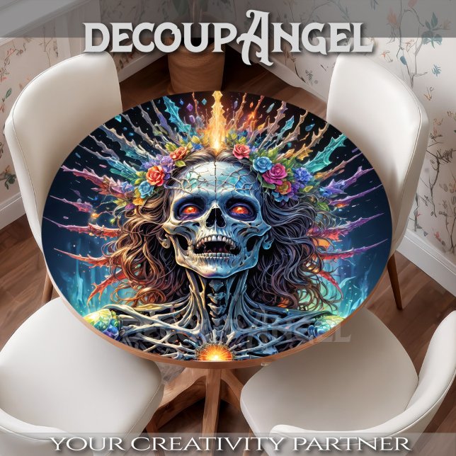 Explosion des Graffiti-Schädels - Entkopplung - Seidenpapier (Von Creator hochgeladen)