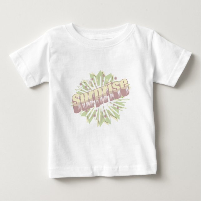 Explosion einer überraschenden Onomatopoese Baby T-shirt (Vorderseite)