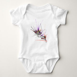 Explosion Farbige Abstrakte Stammes-Tattoo-Kunst Baby Strampler