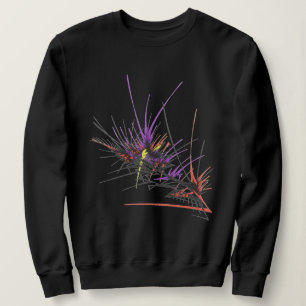 Explosion Farbige Abstrakte Stammes-Tattoo-Kunst Sweatshirt