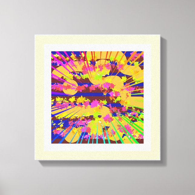 Explosion  leinwanddruck (Vorderseite)
