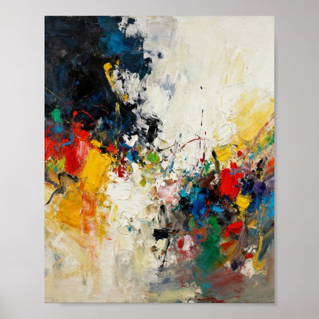 Explosion von Farben Poster (Vorne)