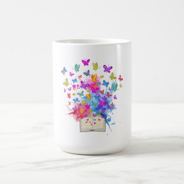 Explosion von Schmetterlingen Kaffeetasse (Mittel)