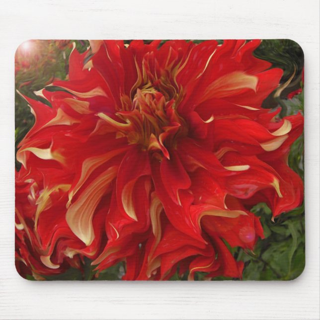 Explosions-weiter Fraktal Mousepad (Vorne)
