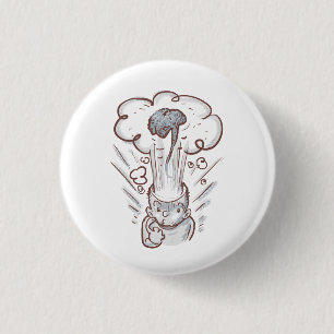 explosionsartiger Cartoon Button