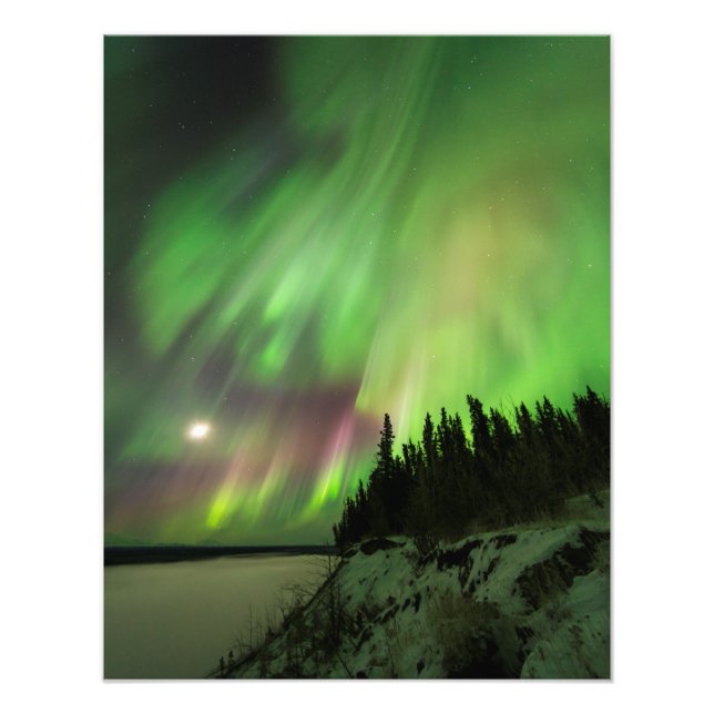 explosionsartiges Aurora Fotodruck (Vorne)