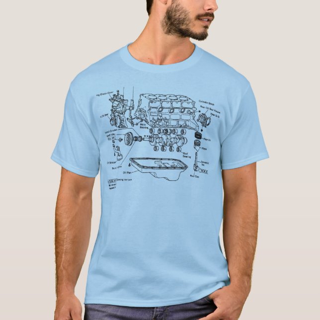 Explosionsdarstellung 22re T-Shirt (Vorderseite)