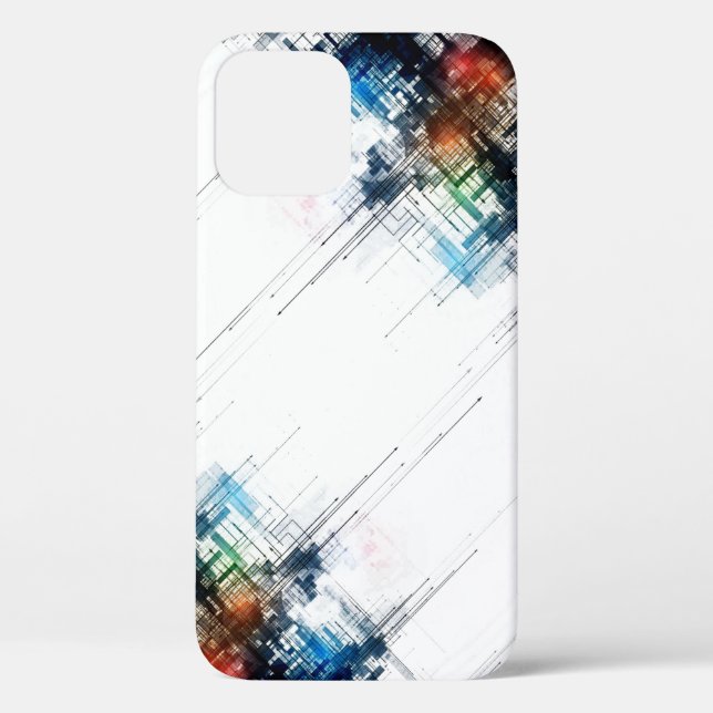 Explosionslinien Case-Mate iPhone Hülle (Rückseite)