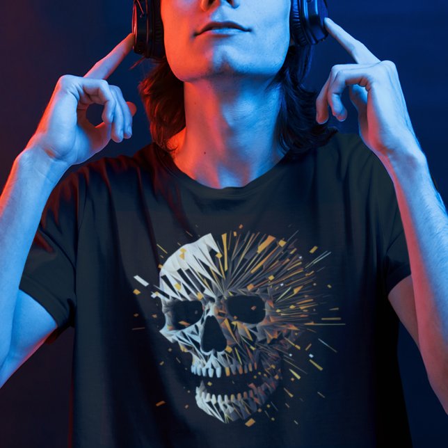 Explosionsschädel - Aufbrechen Abstrakter Cooler S T-Shirt (Von Creator hochgeladen)