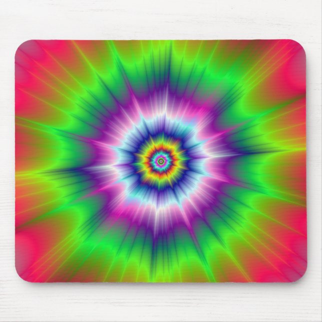 Explosive Krawatte-Dye-Mousepad Mousepad (Vorne)