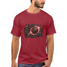 Explosive Lava-Fußball Comic-Art-Design