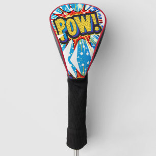 Explosive 'POW'! Comic-Inspiriert Golf Head Cover Headcover