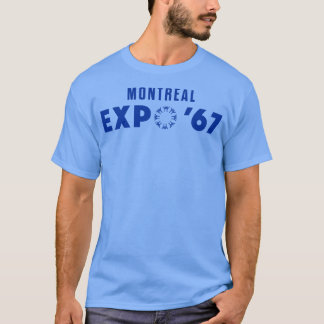 Expo 67 Montreal Welten Messe O Icon Blue T-Shirt