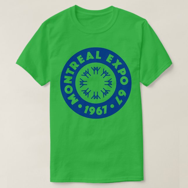 Expo 67 Montreal World Fair Circle Blue T-Shirt (Design vorne)
