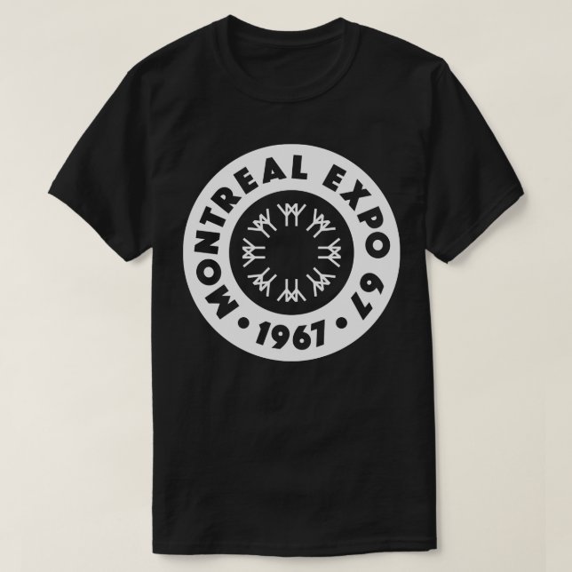 Expo 67 Montreal World Fair Circle White T-Shirt (Design vorne)