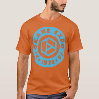 Expo 74 Spokane Welten Fair Circle Blue T-Shirt