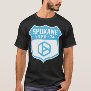 Expo 74 Spokane Welten Fair Retro Shield Blue T-Shirt