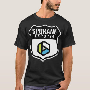 Expo 74 Spokane Welten Messe Retro Schild Multicol T-Shirt