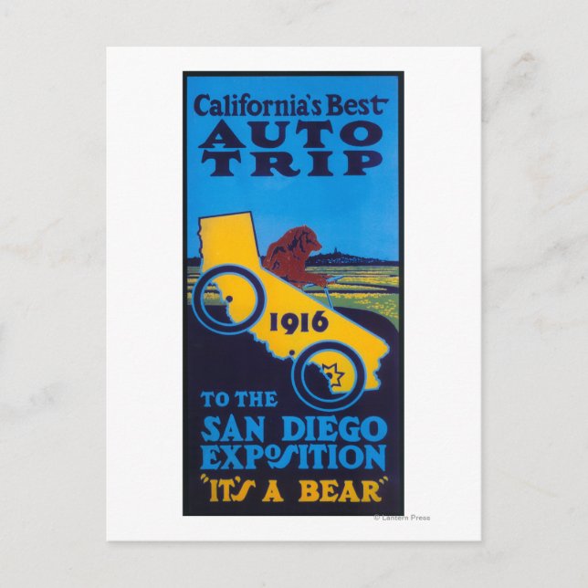 Expo-Werbeplakat Postkarte (Vorderseite)