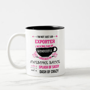 Exporteur Wunderbar Phantastisch Sassy Zweifarbige Tasse
