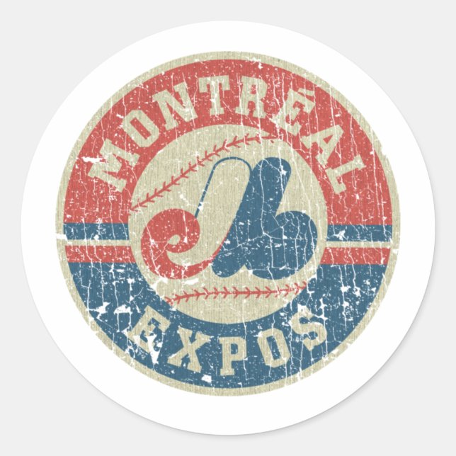 Expos von Montreal 1969 Runder Aufkleber (Vorderseite)