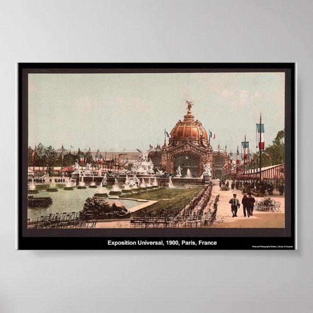 Exposition Universell, 1900, Paris, Frankreich Poster (Vorne)