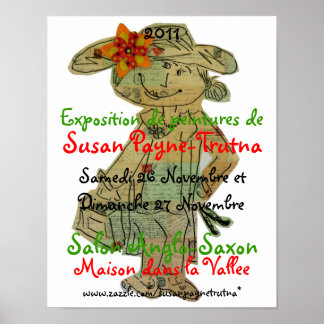 Exposition von Peintures de Susan Payne-Trutna Poster