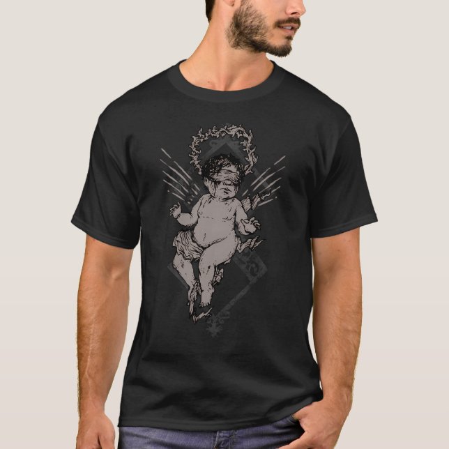 Expósito - Dark Fantasy Gothic Horror Kunst T-Shirt (Vorderseite)