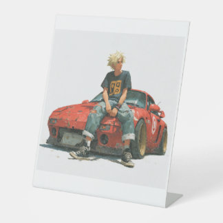 expositor en l de coche modificado sockelschild