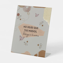 Expositor en L Profesional para Promociones y Seña Sockelschild