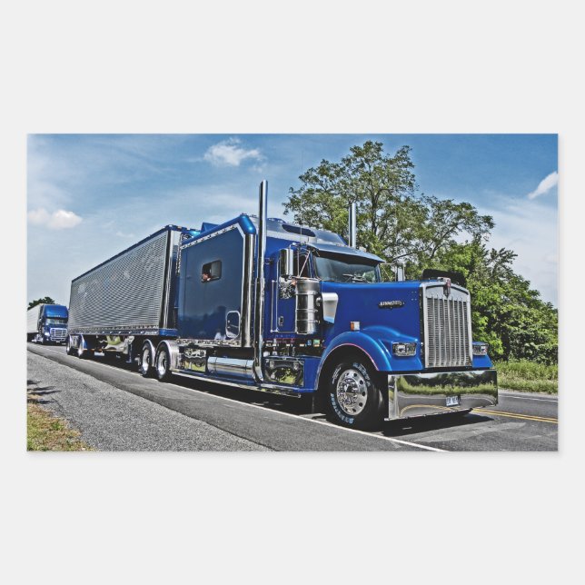 Express-Aufkleber für Pferde und Buggy Rechteckiger Aufkleber (Vorderseite)