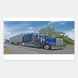 Express-Aufkleber für Pferde und Buggy Rechteckiger Aufkleber